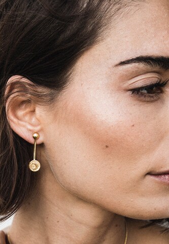 Haze&Glory Earrings 'Sacred Sun' in Gold