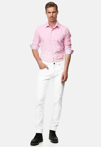 Rusty Neal Slim Fit Hemd in Pink