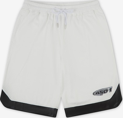 Sportinės kelnės iš AND1, spalva – juoda / balta, Prekių apžvalga