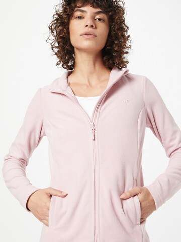 4F Functionele fleece jas in Roze