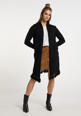 usha FESTIVAL Knit Cardigan in Black