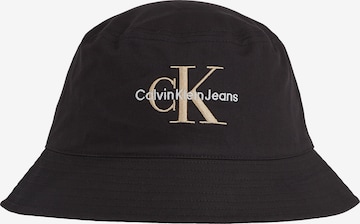 Calvin Klein Jeans Hat in Black: front