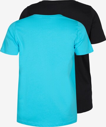 T-shirt Zizzi en bleu