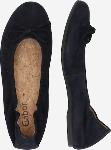 GABOR Ballet Flats in Blue