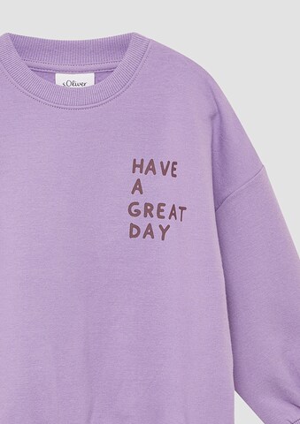 s.Oliver Sweatshirt in Lila