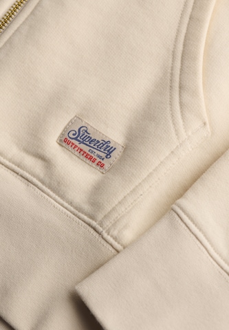 Hanorac 'Luxe Casual' de la Superdry & Co pe alb