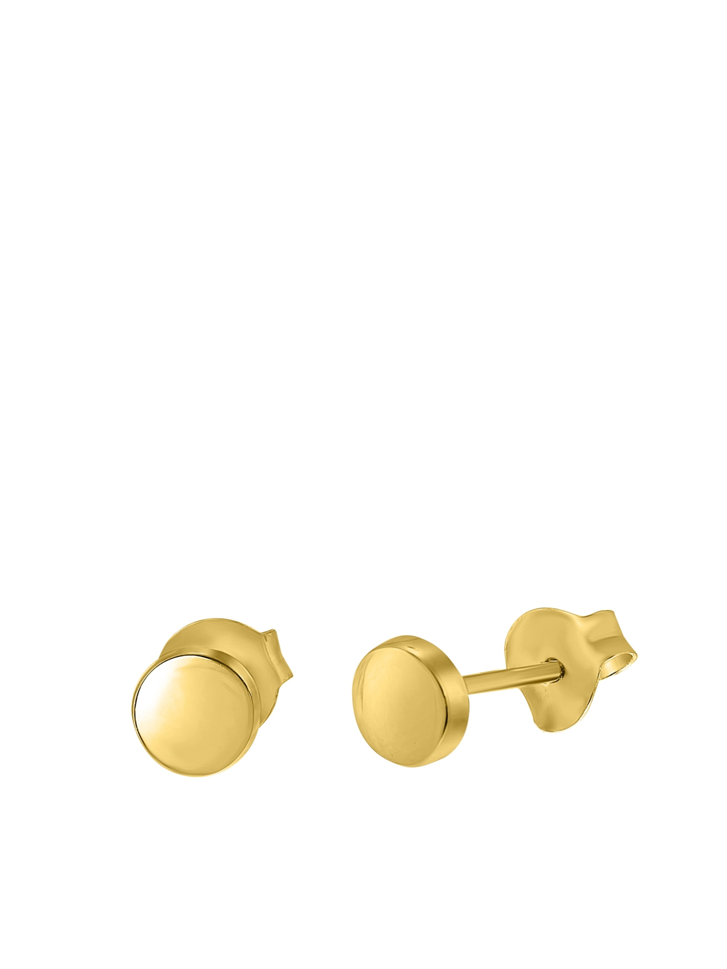 Lucardi Earrings in Gold: front