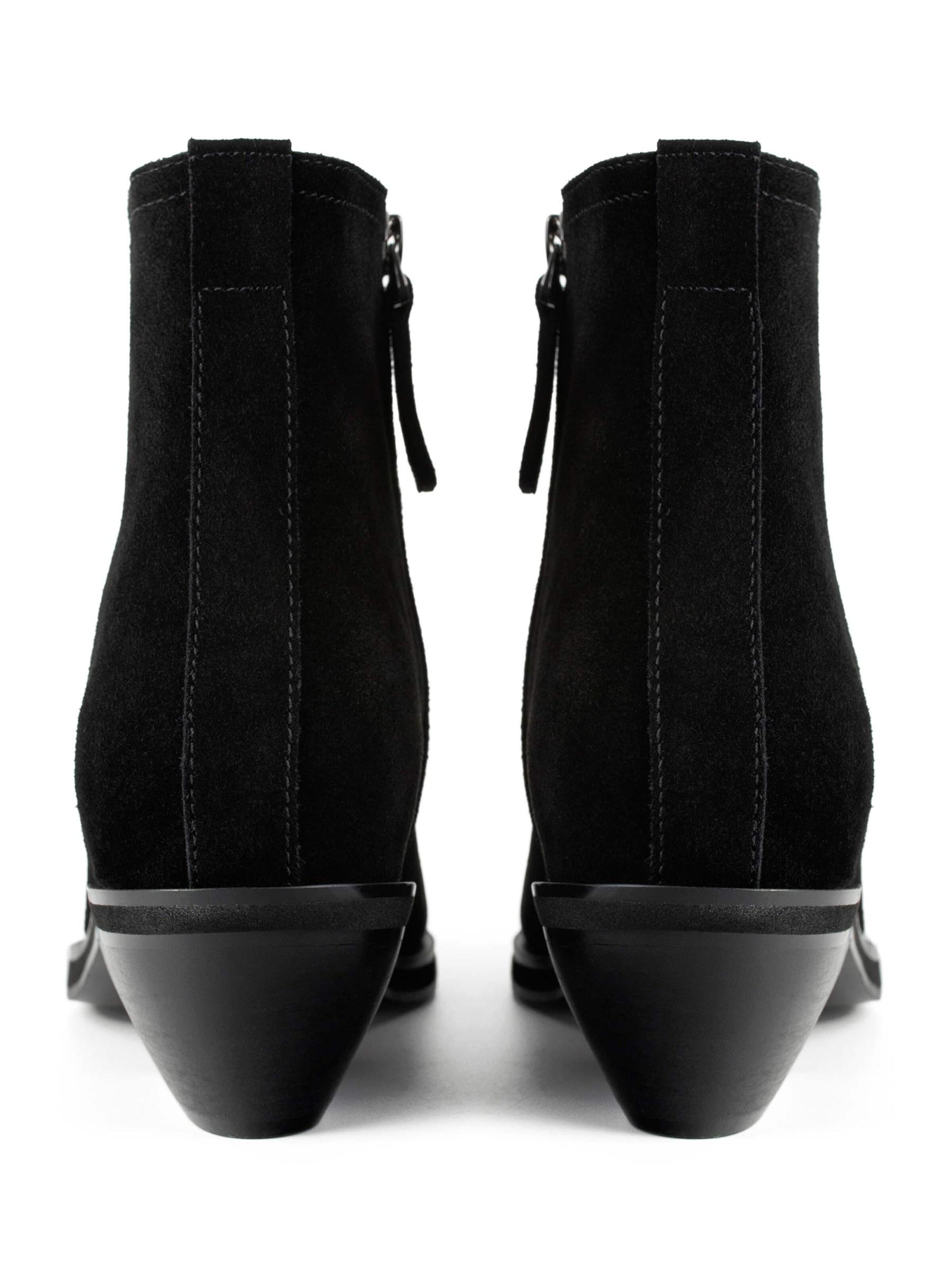L37 HANDMADE SHOESGležnjače 'EVENT HORIZON' - crna boja