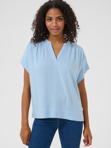 Camicia da donna 'KAmilia' di Kaffe in blu: frontale
