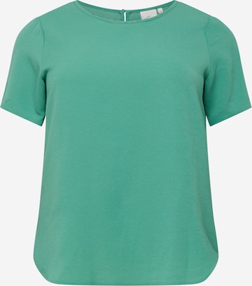 ONLY Carmakoma Blouse 'VICA' in Groen: voorkant