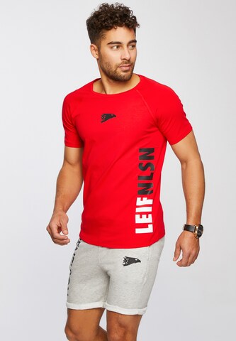 Leif Nelson T-Shirt in Rot