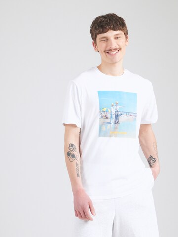Only & Sons Μπλουζάκι 'ONSMAX FOREVER SUMMMER' σε λευκό: μπροστά