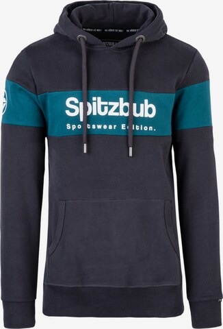 SPITZBUB Sweatshirt in Black: front