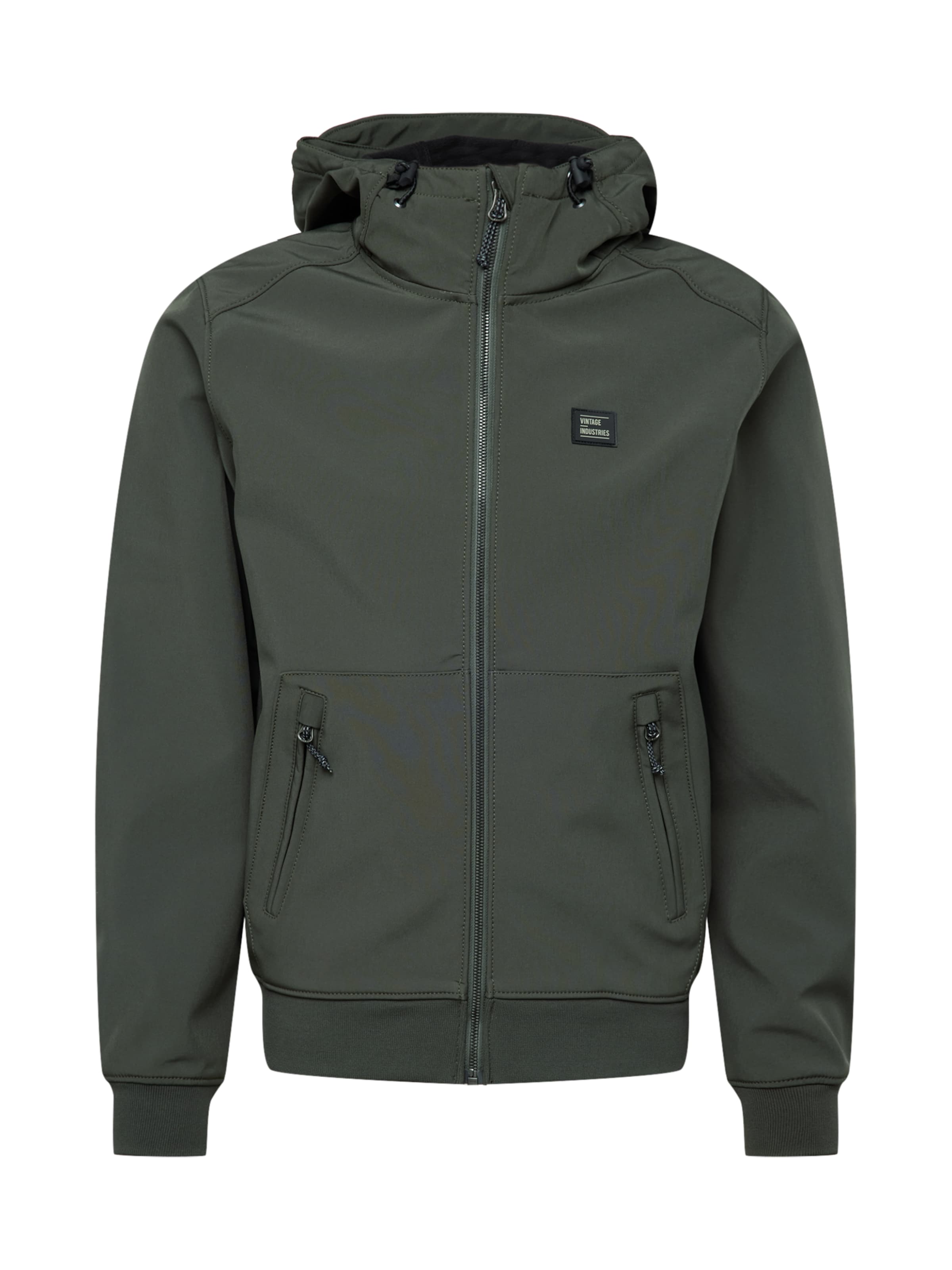 Vintage Industries Функционално яке 'Ashore' в зелено: отпред