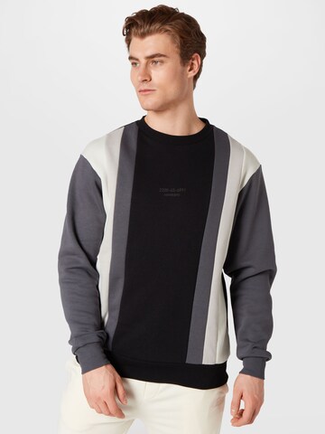 Sweat-shirt River Island en noir : devant