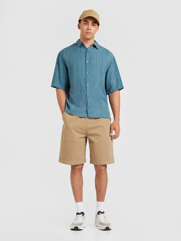 TOPMAN - Ajuste regular Camisa en azul