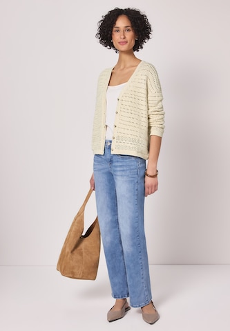 STREET ONE Strickjacke in Beige: Vorderseite