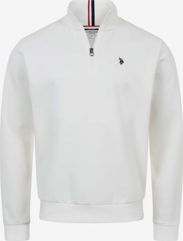U.S. POLO ASSN. Sweatshirt in White: front