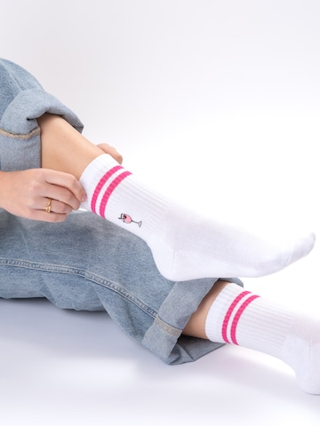 Occulto Athletic Socks 'Summer' in Pink