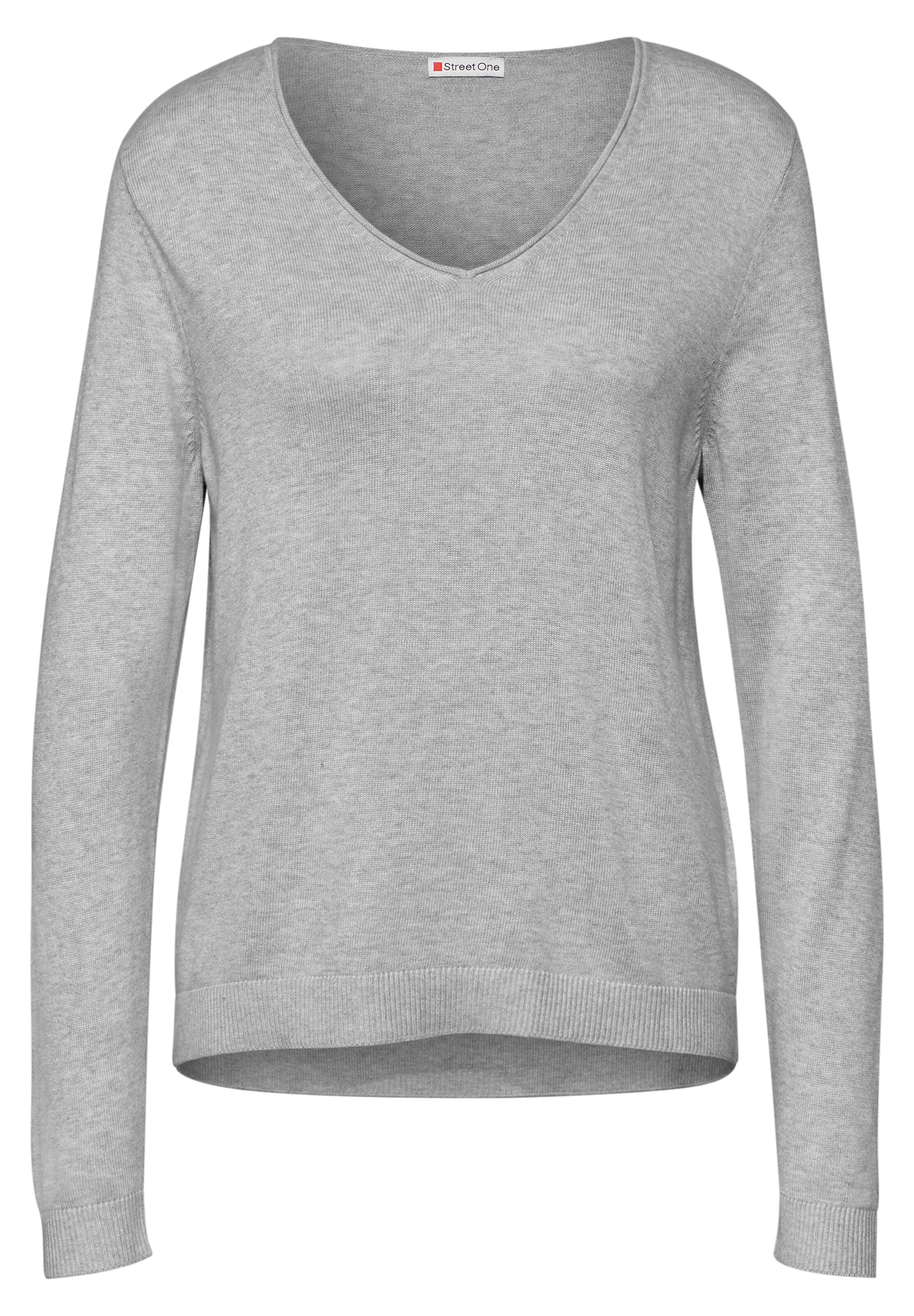 STREET ONE Pullover in Grau: Vorderseite