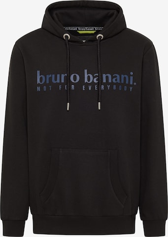 BRUNO BANANI Sweatshirt 'CARVER' in Schwarz: predná strana