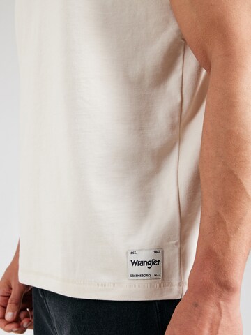 WRANGLER Μπλουζάκι 'SS SOLID TEE' σε λευκό