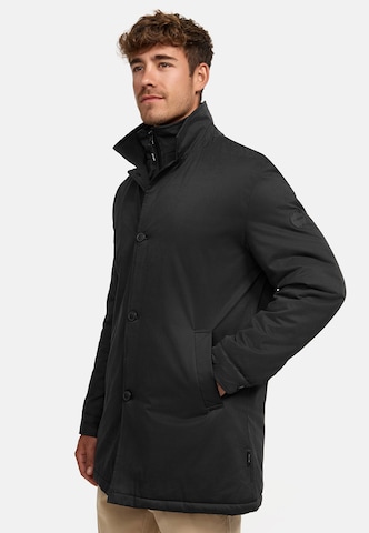 Veste d’hiver ' Oklaho ' INDICODE JEANS en noir