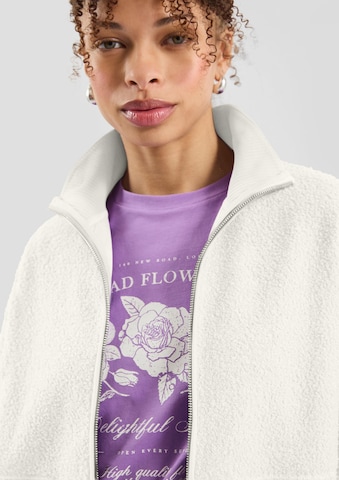 Veste en polaire QS en beige