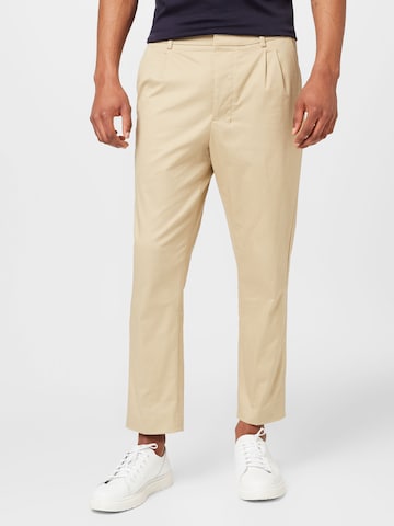 SEIDENSTICKER Regular Chino trousers in Beige: front