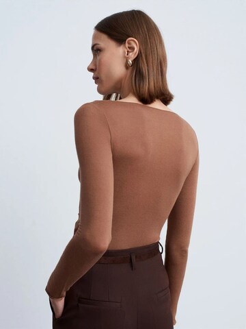 Camicia da donna di Dilvin in marrone