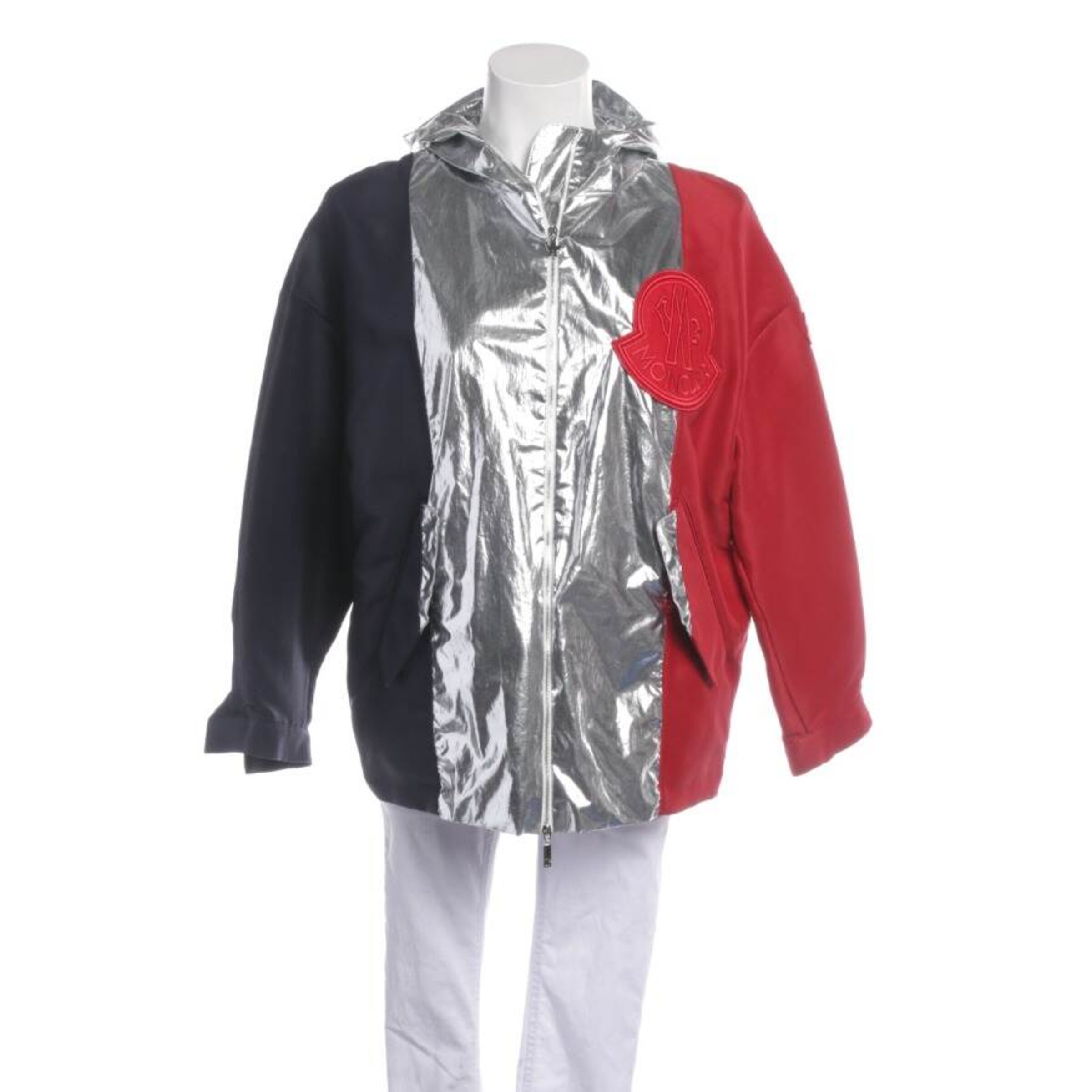 MONCLER Übergangsjacke XS in Mischfarben: Vorderseite