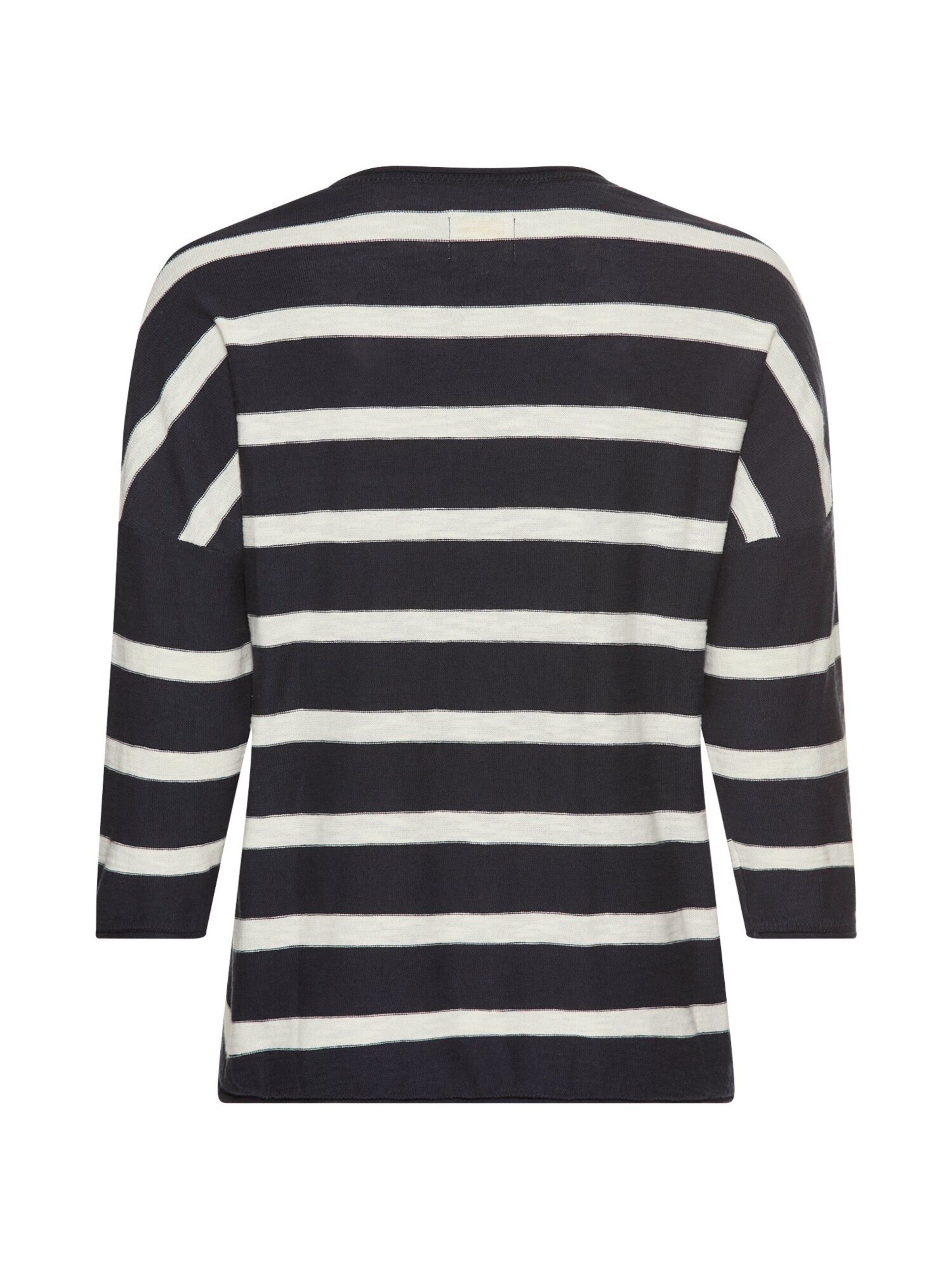 CAMEL ACTIVE Boxy Strickpullover mit 3/4-Ärmeln in Blau