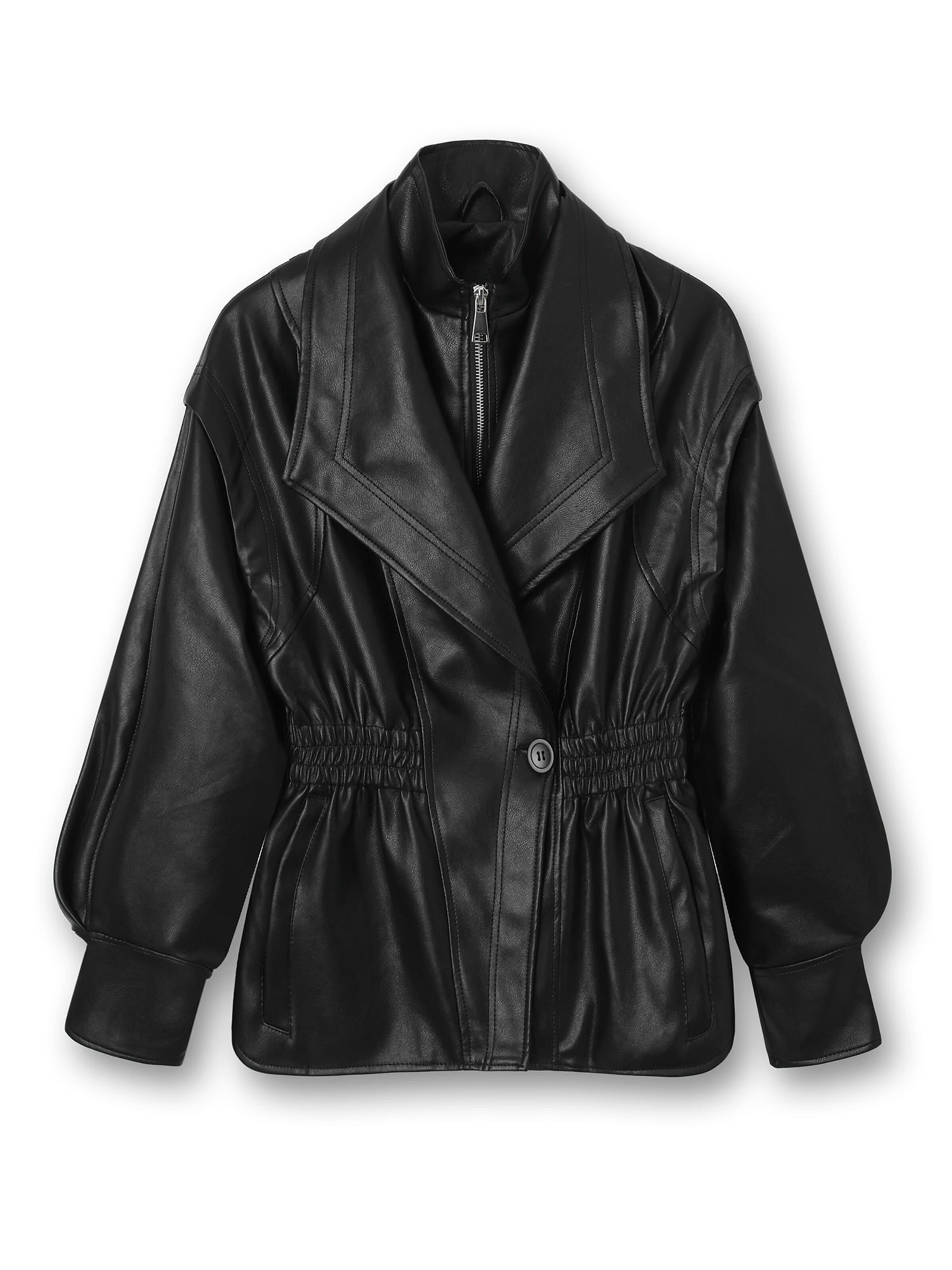 MEETWEE Between-Season Jacket in Black: front