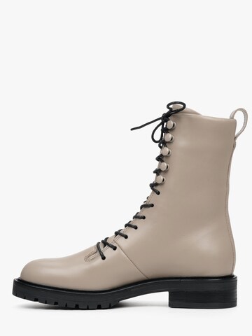 Estro Lace-up bootie '09-2740' in Beige