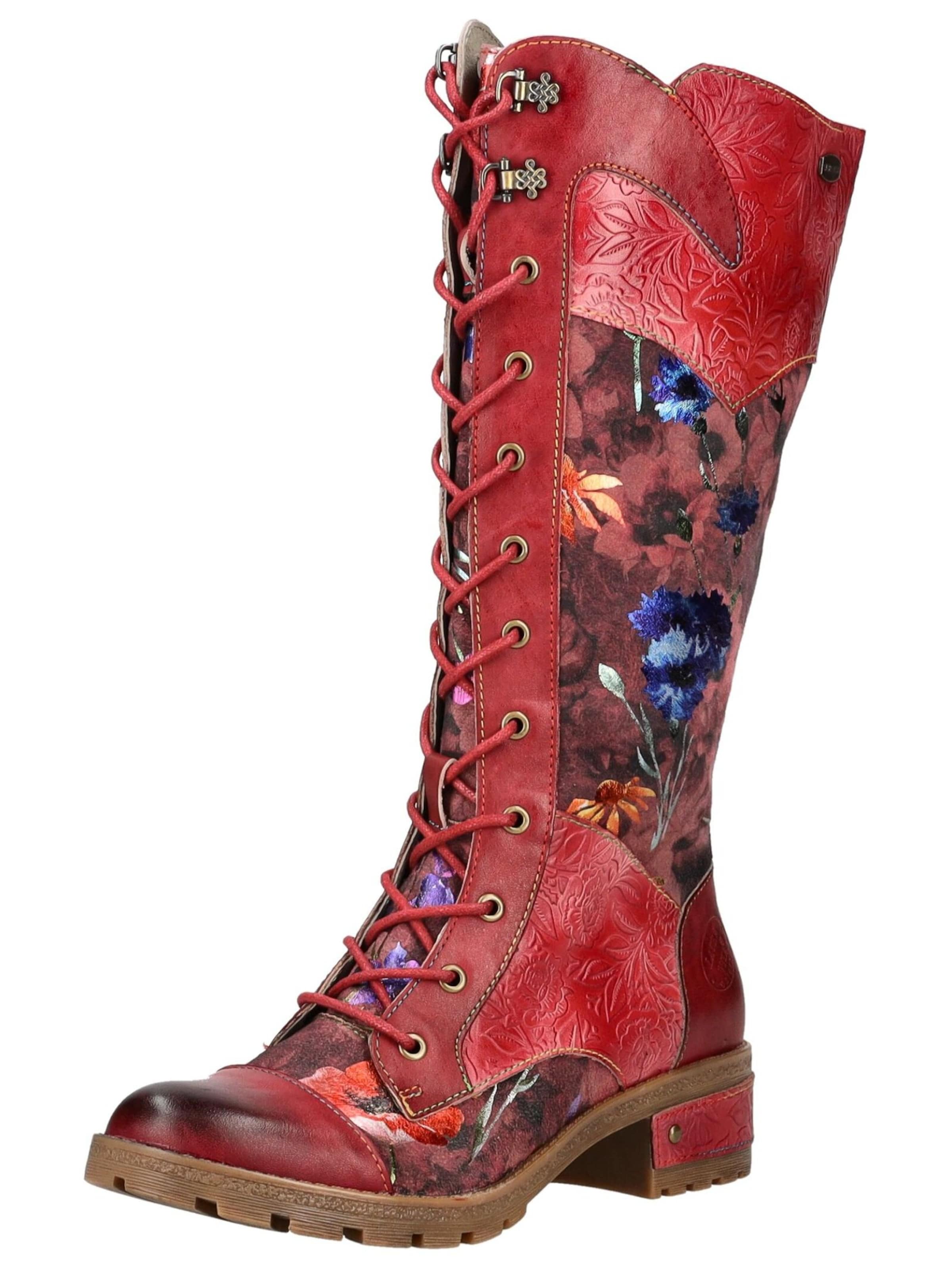 Laura Vita Veterlaarzen in Rood: voorkant