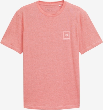 TOM TAILOR DENIM Majica | oranžna barva: sprednja stran