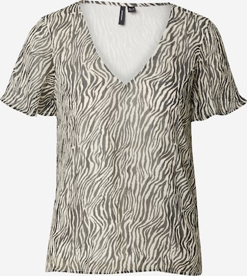 Chemisier 'VMSMILLA' VERO MODA en blanc : devant