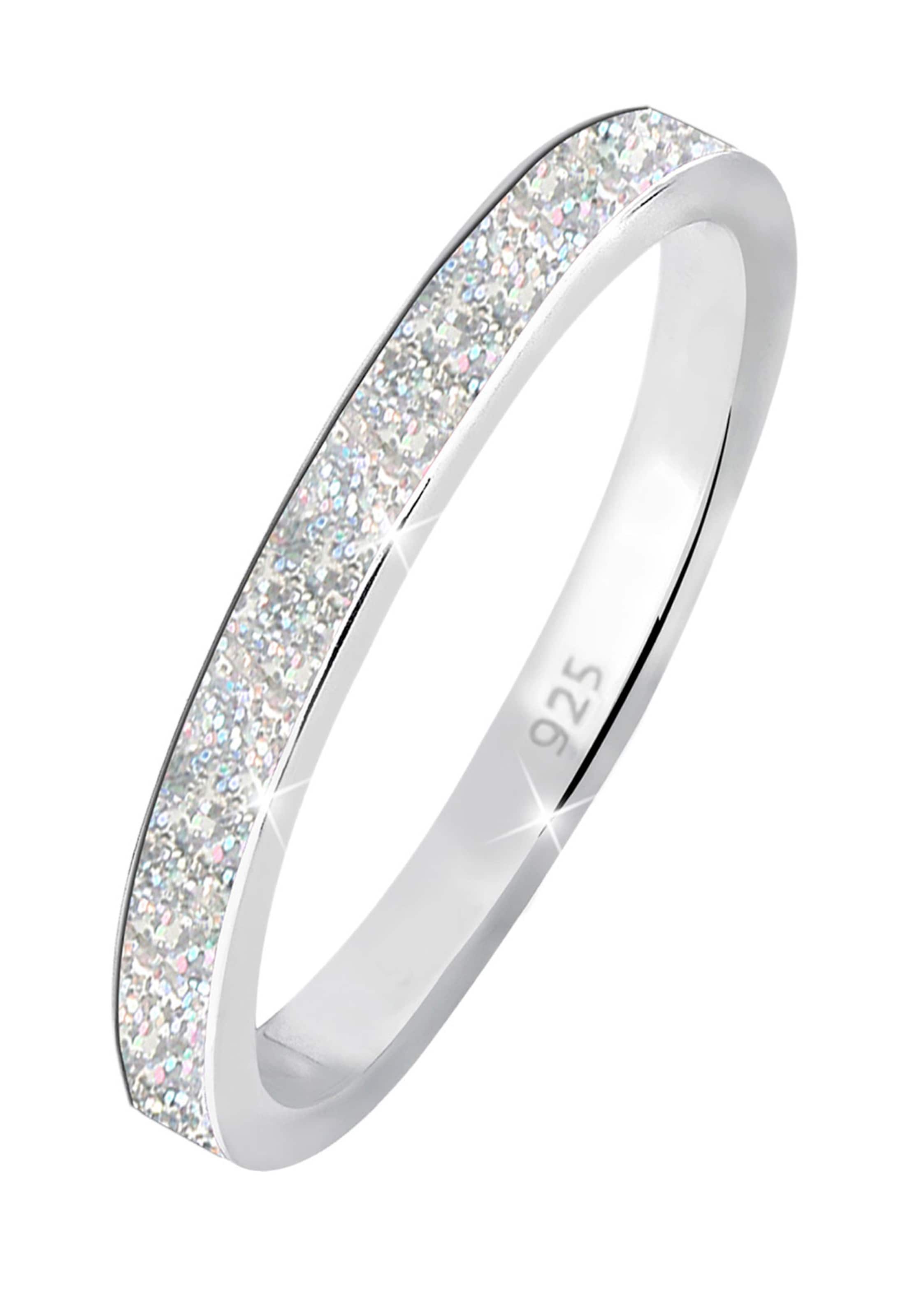 ELLI Ring in Zilver: voorkant