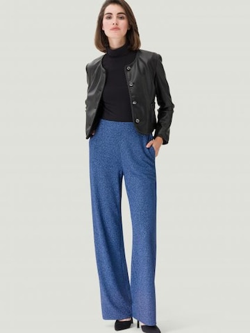 zero Wide leg Broek in Blauw