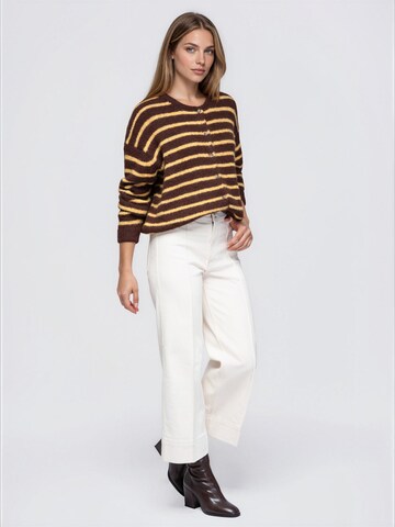 Ombre Knit cardigan in Brown