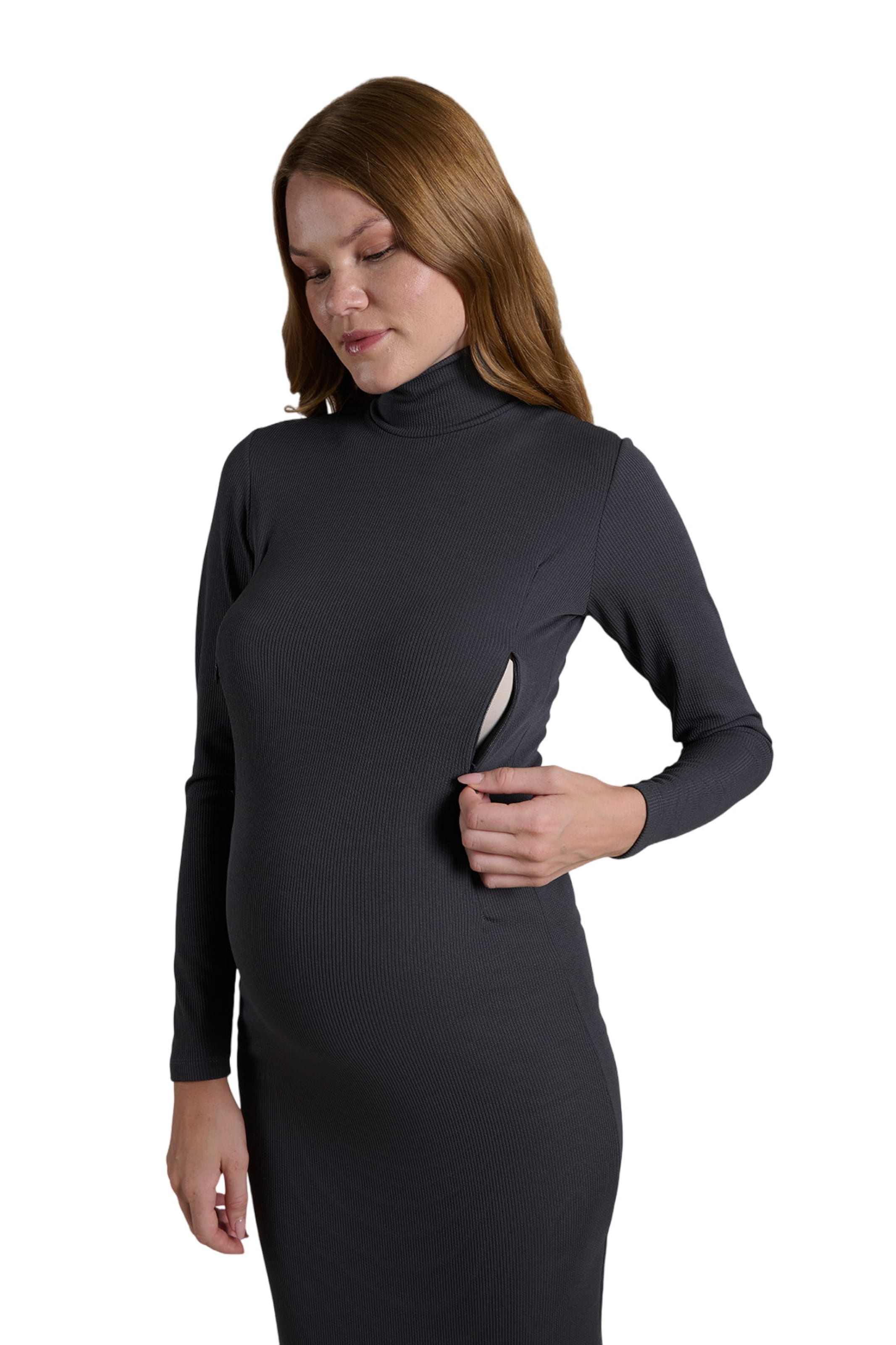 LYN MAMA Dress in Grey