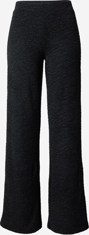 Envii Szeroka nogawka Spodnie 'ENLAURA' w kolorze czarny: przód
