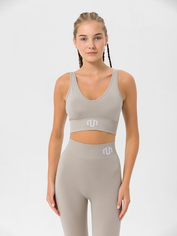 MOROTAI High Support Sport-BH 'NAIKAN SEAMLESS' in Beige