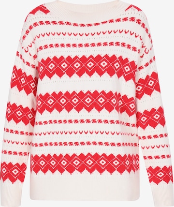 swirly Neulepaita värissä valkoinen: etupuoli