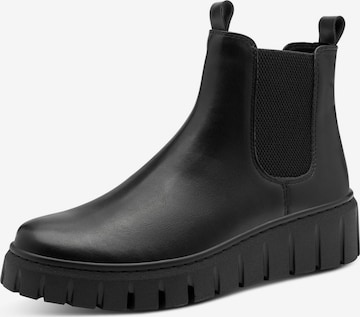 MARCO TOZZI - Botas Chelsea en negro: frente