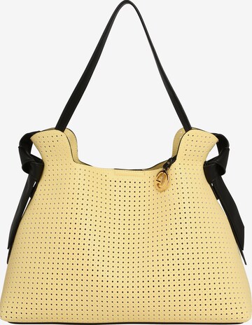 L.CREDI Shoulder Bag 'Ivett' in Yellow: front