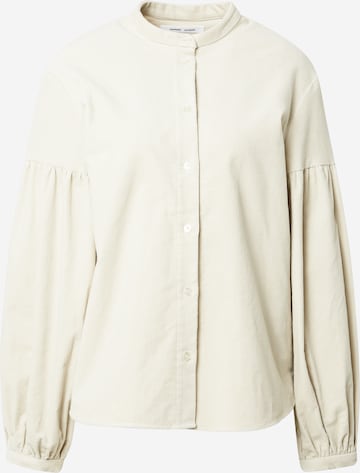 Samsøe Samsøe - Blusa 'Emmarie' en beige: frente