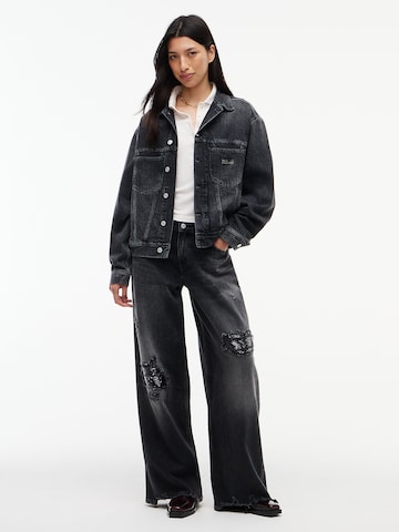 Tommy Jeans Φθινοπωρινό και ανοιξιάτικο μπουφάν σε μαύρο