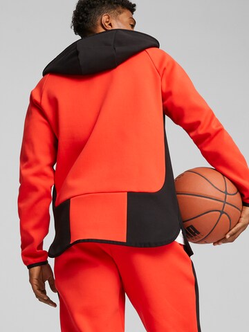 PUMA Спортивная куртка 'Hoops Team Dime' в Красный