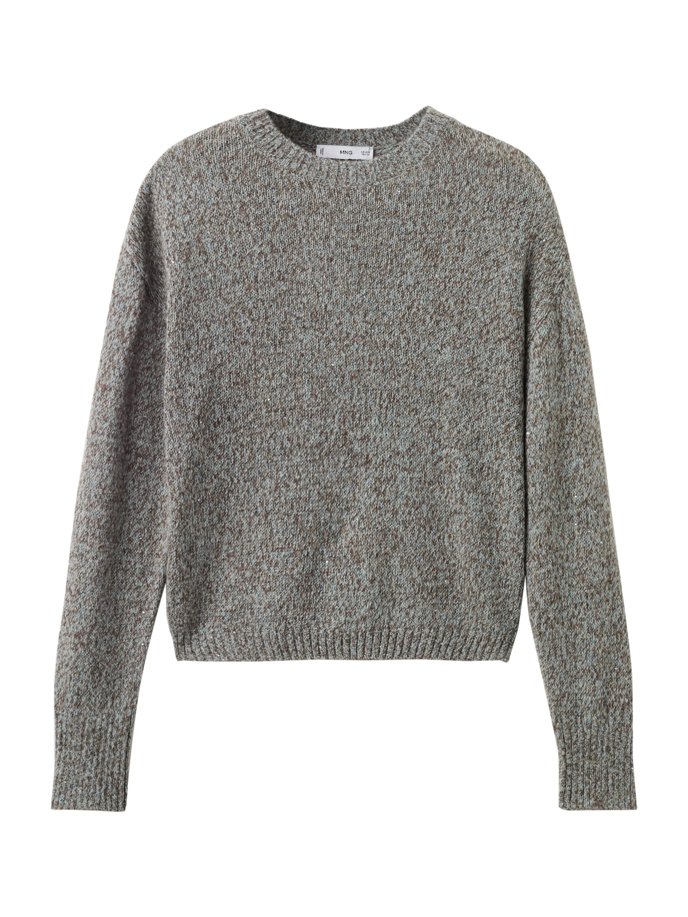 MANGO Svetr 'BICO' – modrá: přední strana